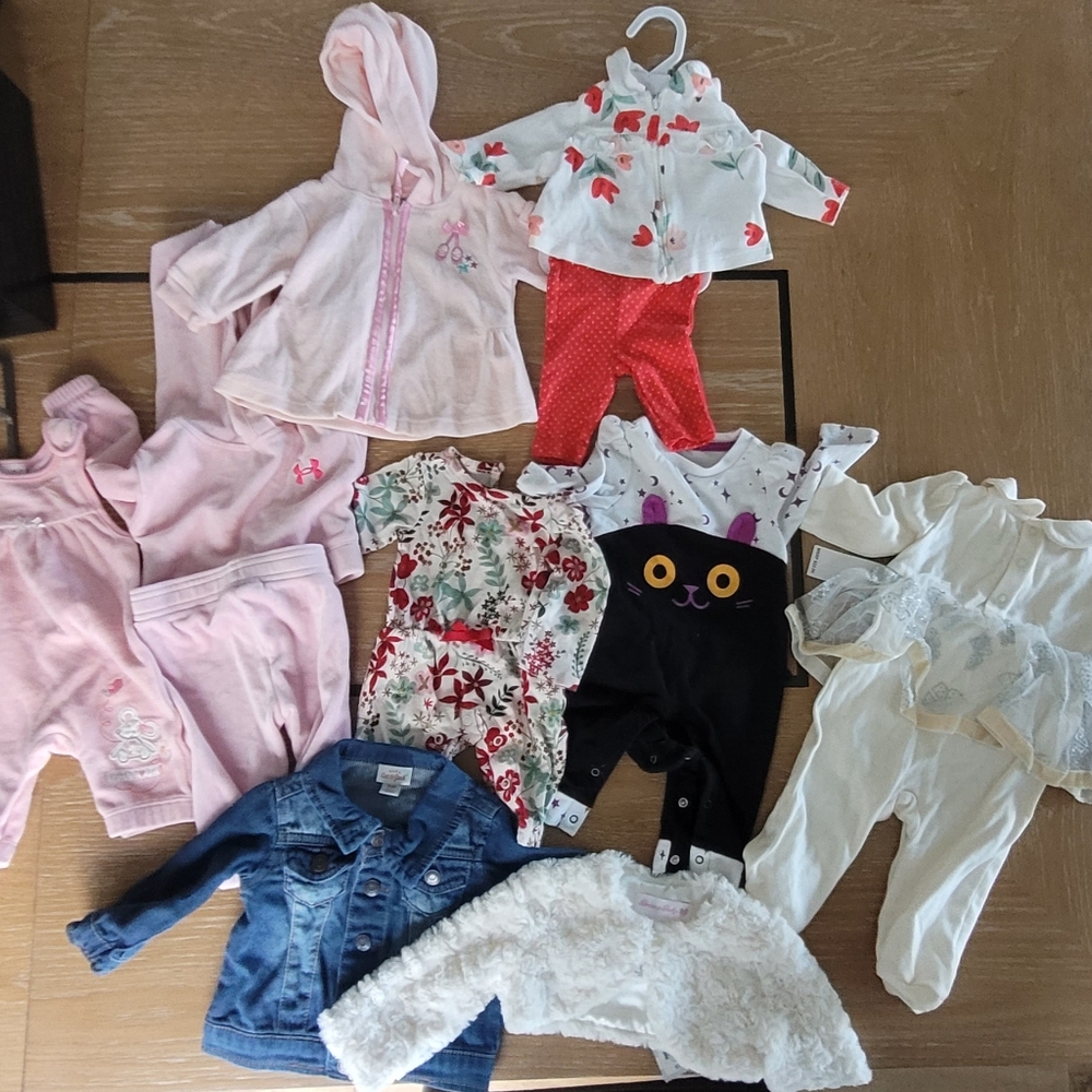 Assorted 0-3m Baby Girls Clothing Set